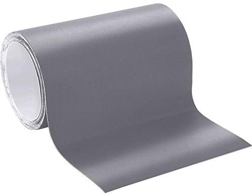 WILLBOND 3 Zoll x 79 Zoll Nylon Reparatur Patches Nylon Selbstklebende Patches wasserdichte Reparatur Zäh Patches Stoff Kleidung Reparatur Patch Kit für Daunenjacke, Zeltkleidung, Tasche (grau)