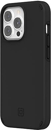 Incipio Duo Series Case for iPhone 13 Pro (6.1 Inches), 12-Ft. Drop Defense and Antimicrobial Protection - Black (IPH-1966-BLK)