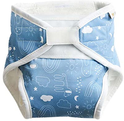 ImseVimse All-In-One Stoffwindeln, Blue Teddy, Größe M