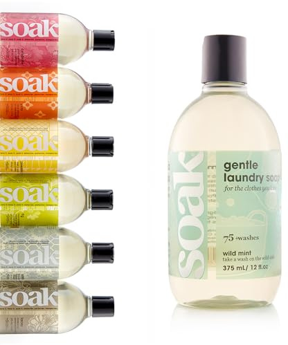 SOAK - Feinwaschmittel, Modern Laundry Care, Umweltfreundlich, 375ml Mint