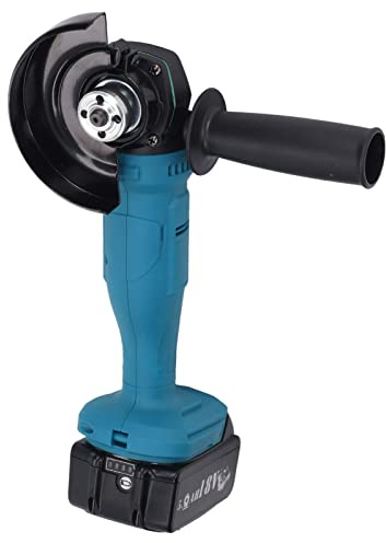 18V Angle Grinder, Cordless Polishing Machine High Efficiency Brushless Motor 10000RPM for Metal Wood Processing