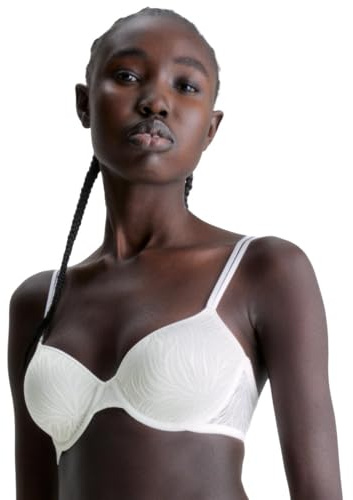 Calvin Klein Soutien-Gorge Balconnet Femme Lightly Lined à Armatures, Blanc (White), 95B