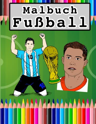 Fußball Malbuch für Jungen und Mädchen - A4: Fußball Mandala zum Anmalen und Gestalten | Als Geschenk geeignet für fußballbegeisterte Jungen und ... Kinder, welche gerne Mandala Malen