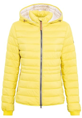 camel active Damen Steppjacke aus recyceltem Polyester Gelb, womenswear-48