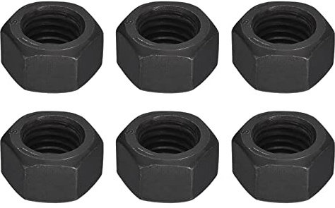 QUARKZMAN 5/8-11 Esagonale Dadi Carbonio Acciaio Grado 8.8 Ossido Nero Esagono Dado per Vite Bullone 6pz