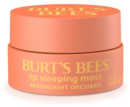 Burt’s Bees Moonlight Orchard Lip Sleeping Mask, With Hyaluronic Acid and Squalane Moisturizer To Instantly Hydrate Lips, Overnight Lip Mask, Lip Treatment, 0.45 oz.