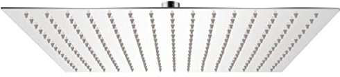 Camerina Regenduschkopf Edelstahl 40x40 cm Quadratisch Duschkopf Hochdruck Duscharmatur Shower