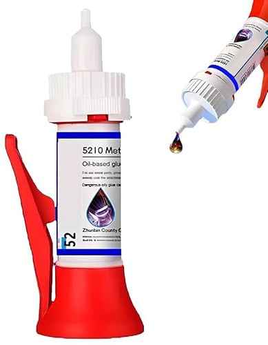 Powerful Solder Multi-Material Repair Adhesive, 5210 Met Oil Based Glue,Strong Glue for Metal and Plastic, Ailsion All Purpose Glue,Glue for Metal, 5210 Glue for Wood, Furniture, Shoes, Cups (1PC)
