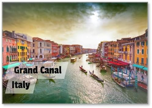 Kühlschrankmagnet, Canal, Venedig, Italien