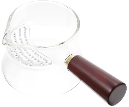 Cabilock Dispensador De Té De Vidrio Taza Dispensadora De Té Pública Accesorio De Transparente