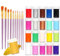 LiBozd Acrylic Paint Set, 21 x 20 ml, Acrylic Paints for Stones, Wood, Paper, Canvas, Waterproof, Outdoor Use