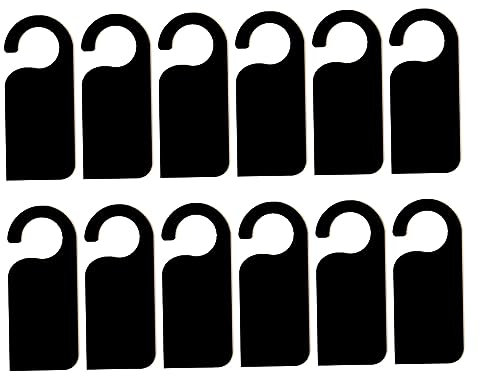 FELTECHELECTR 12 Stück Holz Türschild Doppelseitig Hängeornament Kreativer Türanhänger Für Home Office Schule Und Partydeko