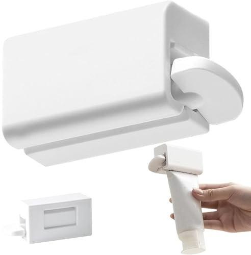 XINCHENG Toothpaste Squeezer, Plastic Toothpaste Roller Tube Squeezer, Toothpaste Dispenser for Paint, Hand Cream, Ketchup and Cosmetic Tube