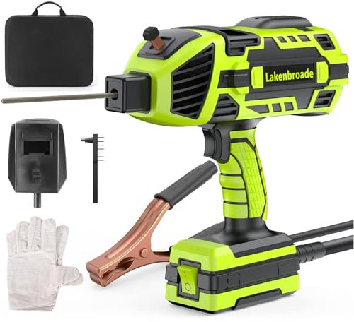 4600W Stick Welder - Handheld Portable IGBT Welding Machine with Hot Start, Arc Force, Anti-Stick, 110V/220V, 6 Variable Current Adjustments for Efficient Welding