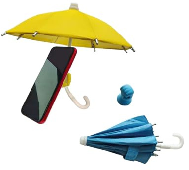 DFXIU 2-Pack Anti-Glare Phone Umbrella Sun Shade, UV Protection with Suction Cup for Smartphones,Cute Piggy Design for Photography/Bicycle/Motorcycle