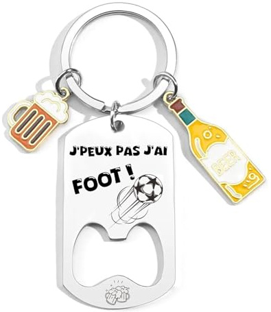 KJKJKJ Porte-clés Personnalisé,Coach Porteclef Décapsuleur Cadeau Original pour Fan de Sport,Personnalisé pour Basket Chasseur Football Golfeur Motard Pêcheur Cycliste Rugby Saxophone Cadeau