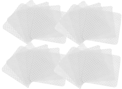 BAZEITFLOW Pads mit 200 Stück 2 Boxen aus Baumwolle Nagellackentferner Fusselfreie Abschminktücher für Nagelreinigung und Maniküre im Salon