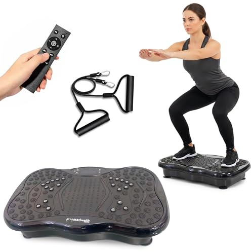 MAXhealth Mini piastra vibrante - Nero