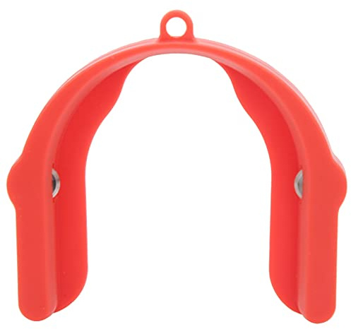 ANKROYU Apriscatole Apribottiglie per bevande Apriscatole per birra Utensili manuali Durevole 304 Maniglia ergonomica Design universale Compatto portatile per la casa Viaggi all'ap (Rossa)