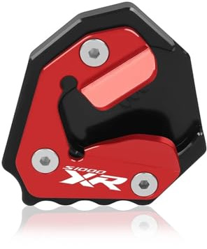 Seitenständer Motorrad Für BMW S1000XR S 1000XR S 1000 XR 2020 2021 2022 2023 Verlängerung Pad(Red-with Logo)