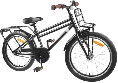 TUERYAFEK Fahrrad 12 Zoll Schwarz