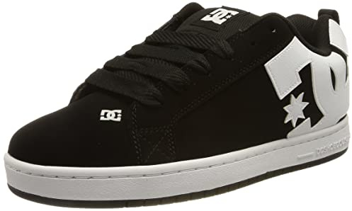 DC Shoes COURT GRAFFIK herr Sneaker, Svart Svart 001, 38.5 EU