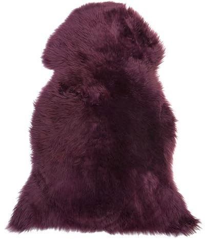 Beliani Pelle di pecora in colore viola Uluru