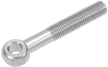 sourcing map M16 x 100mm Augenbolzen 304 Edelstahl Maschinen Schulter Ringschraube Ösenschraube Hebeaugenschraube Faden
