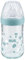 NUK Nature Sense - Bottiglia in vetro con foro medio in silicone, 0-6 mesi, 240 ml, colore: Verde