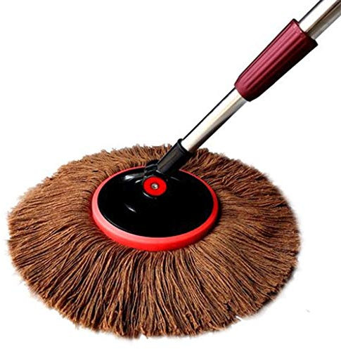 WDX- Spazzola for Auto spazzolone Speciale Spazzola for Capelli Morbidi Manico Lungo telescopico Non Fa Male Pulizia Auto Strumento di Lavaggio Auto autolavaggio (Color : A)