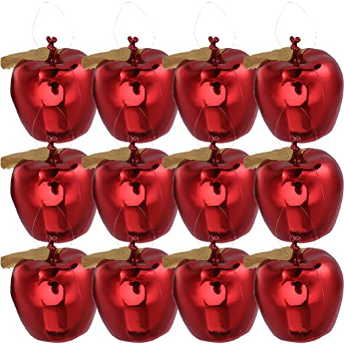 12PCS Christmas Tree Ornaments Mini Christmas Tree Baubles Hanging Ornaments Party Decoration Supplies