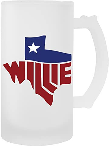 Hopestly Willie's Texas Transparent Becher Bier Herren Damen Mug Beer