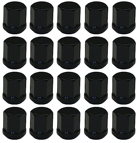 20 Radmuttern Rad Muttern M12x1,5 Schwarz kompatibel mit Ford Kuga DM2 DFK DFH