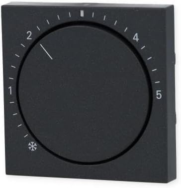 GIRA 270228 Abdeckung für Raumtemperaturregler mit Kontrolllicht, System 55, Anthrazit
