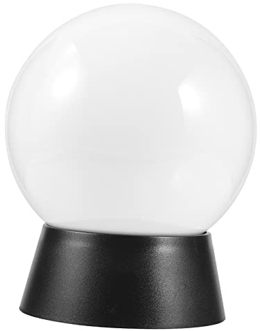 CAXUSD Led Outdoor Wall Ball Light, Garden Yard Stair Lamp with Stripe Shade, Modern Wall-Mounted Exterior Porch Lamp for Patio and Home Decor, E27 Socket (no Bulb Included