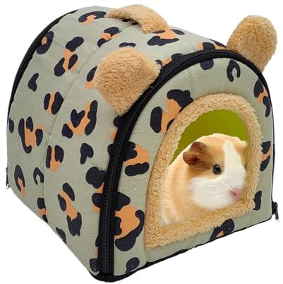 Meerschweinchen Bett, Meerschweinchen Kuschelhöhle, Kuschelhöhle Meerschweinchen, Meerschweinchen Höhle, Kleintierbetten, Versteck Mit Abnehmbarer Unterlage Für Hamster, Kaninchen, Igel, Chinchillas