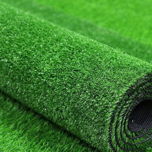 YOEVU - Césped Artificial 2x10 Metros, 7mm, Verde, Polipropileno, Resistente a Rayos UV, Fácil Instalación y Mantenimiento, Seguro para Niños y Mascotas, Uso Interior/Exterior