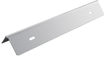 SANTOS Flammenverteiler Edelstahl - 1,2mm – 40,2 x 16,8 x 2,5 cm – Passend für S-Serie & S-Serie PRO – Optimierte Hitzeverteilung für gleichmäßiges Grillen