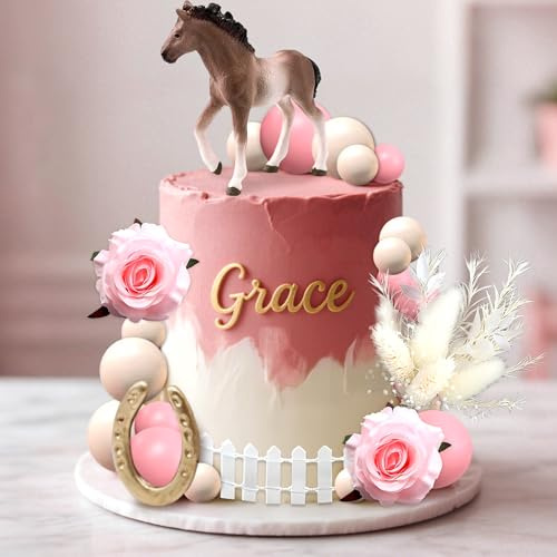 Floral Horse Cake Topper Dekorationen Rodeo Western Themed Party