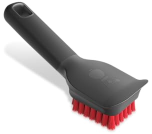 Weber® Cold Clean Scraper Brush, Grilll Cleaning Tool | Multipurpose Grill Brush & Scraper Safe for All Weber® Grates and Cookboxes, Comfortable No-Flex Handle - Grill Accessory