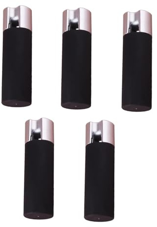 Gralara 5X Pesi per Corde per Tende, Pendenti con Cordino di trazione, Maniglie Antivento Moderne e robuste per Tende a Rullo, Ufficio, casa, dormitorio, Nero