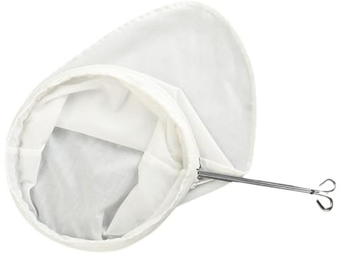 HEEPDD Colador de té Tailandés, Filtro de café de Malla Fina Reutilizable con de Acero para una Preparación Suave, Diseño de Estopilla de Fácil Limpieza, Tamaño de Tela Filtrante de 11,4 X 12,6