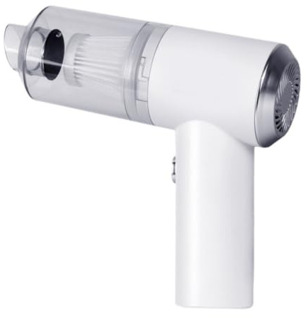 Cabilock Aspirateur sans Fil Puissant pour Voiture et Maison, Léger Technologie Bruit, Matériau Abs Blanc, Nettoyage Intérieur