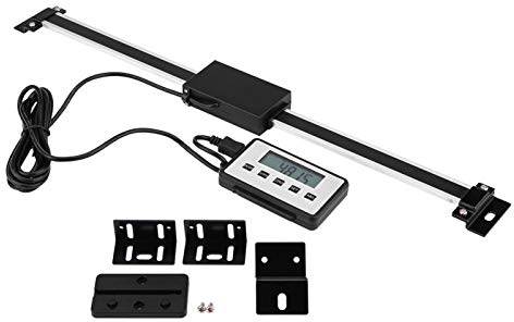 ASHATA 300mm/11.8 Digital Readout DRO, Large LCD Readout Scale, Accurate Digital Linear Scale Kit for Milling Machines Lathes