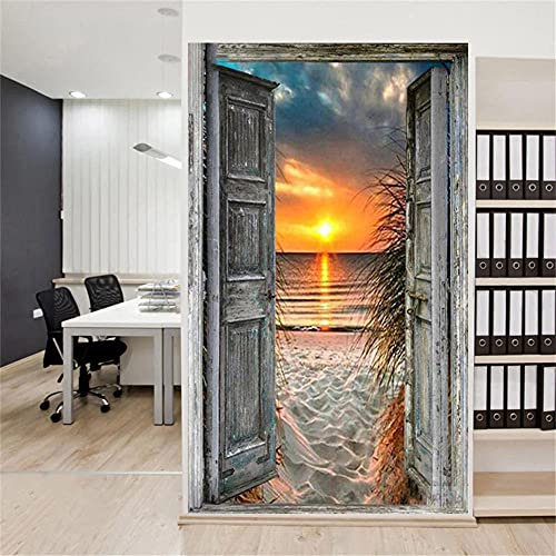 5D Diamond Painting Sonnenuntergang am Strand,Diamant Painting Bilder Full Groß,Diamond Painting Set für Erwachsene & Kinder,DIY Voll Kunsthandwerk,Diamant Malerei für Home Wall Déco 90x180cm