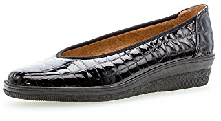 Gabor Ballerines classiques pour femme, chaussures plates sportives, Noir 97., 43 EU