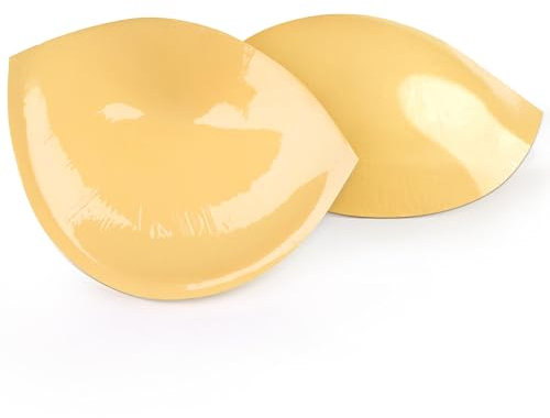Niidor Bra Pads Inserts, Balconette Duoble-sided Sticky Bra Pads Enhancers, Self-adhesive Push Up Bra Inserts for Balconette Bikini Swimsuit Dresses