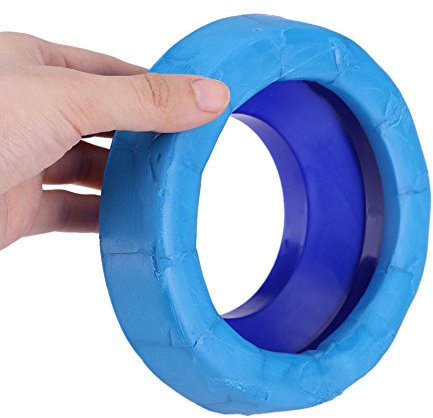 Zerodis Universale Tubo di Scarico WC Flangia Odor-Resistant Anello di Tenuta Ciotola Guarnizione Elastica Bagno Accessori di Montaggio per Kit di Riparazione