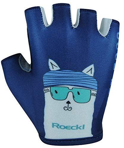 Roeckl Trentino Kinder Fahrrad Handschuhe kurz blau 2021: Größe: 6