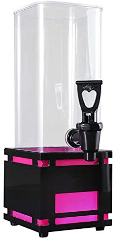 RONGJJ Bote Dispensador, Botella con Grifo, Jarra De Cristal con Grifo, Garrafa De Agua De 3 L para Bebida Caliente O Fría, para Fiesta De Cocina